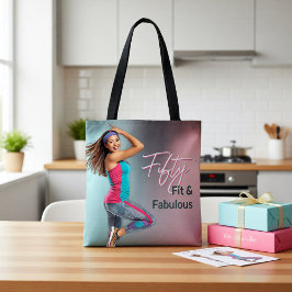 Bolso De Tela Fit and Fabulous Thank You Tote