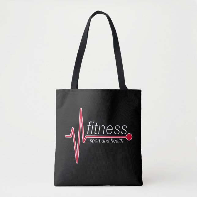 Bolso De Tela Fitness y deporte (Anverso)
