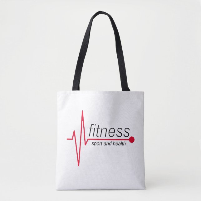 Bolso De Tela Fitness y deporte (Anverso)