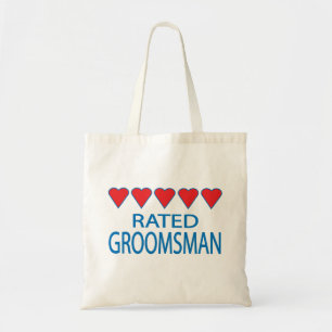 Bolso De Tela Five Heart Groomsman