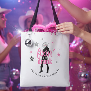 Bolso De Tela Fixin' The Posse Disco Bachelorette ID925