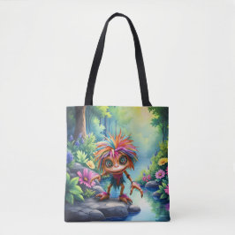 Bolso De Tela Fizzwiggle el duende travieso del arcoíris.