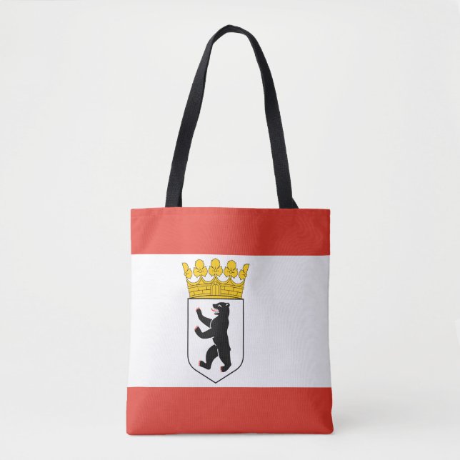 Bolso De Tela Flag of Berlin Tote Bag (Anverso)