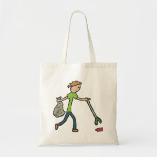 Bolso De Tela Flagelación y recogida de basura
