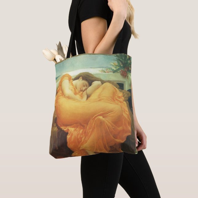 Bolso De Tela Flamante junio por Lord Frederic Leighton (Detalle)