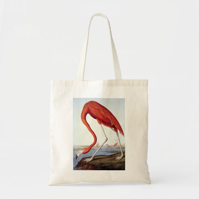 Bolso De Tela Flamenco americano (Frente)