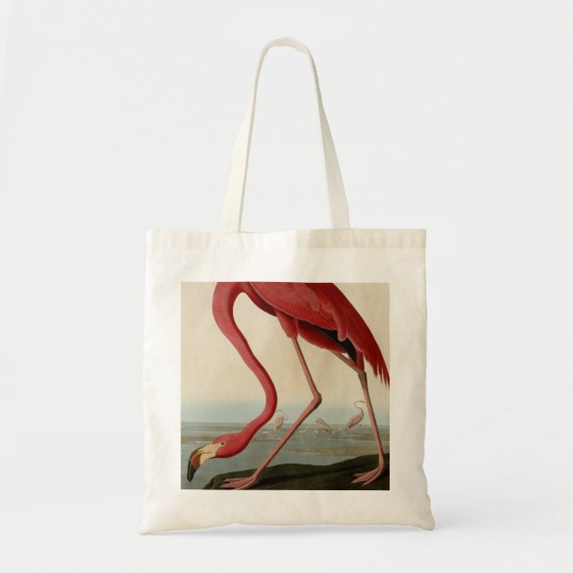 Bolso De Tela Flamenco americano (Frente)