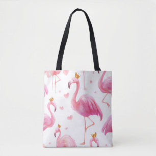 Bolso De Tela Flamenco Coronado – Tote Luxe Island Vibes