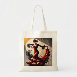 Bolso De Tela Flamenco Dancer