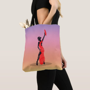 Bolso De Tela Flamenco Dancer