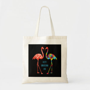Bolso De Tela Flamencos   Aceptar Entender el amor Autismo Flami