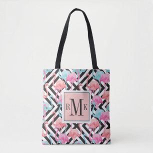 Bolso De Tela Flamencos en modelo intrépido del diseño