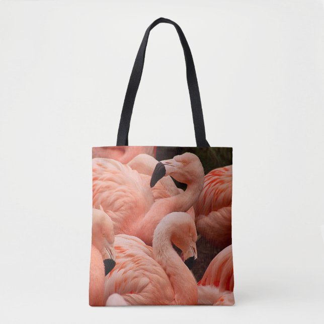 Bolso De Tela Flamencos rosados (Anverso)