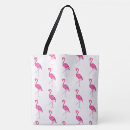 Bolso De Tela Flamencos rosados