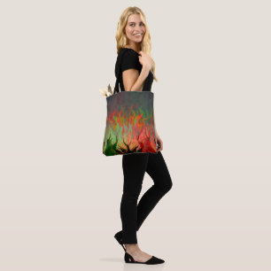 Bolso De Tela Flames......