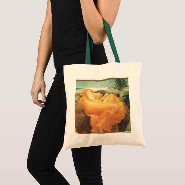 Bolso De Tela Flaming June de Lord Frederic Leighton (Anverso (producto))