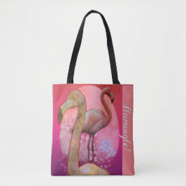 Bolso De Tela Flamingle Floral Flamingo