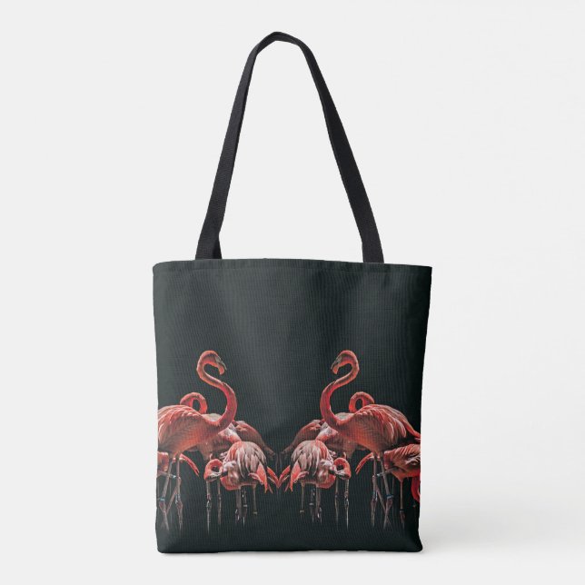 Bolso De Tela flamingo (Reverso)