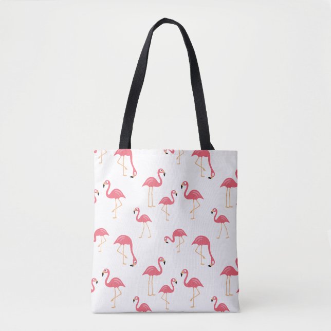 Bolso De Tela Flamingo (Anverso)