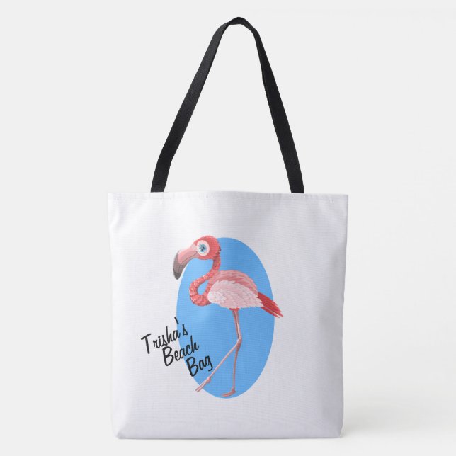 Bolso De Tela Flamingo (Anverso)