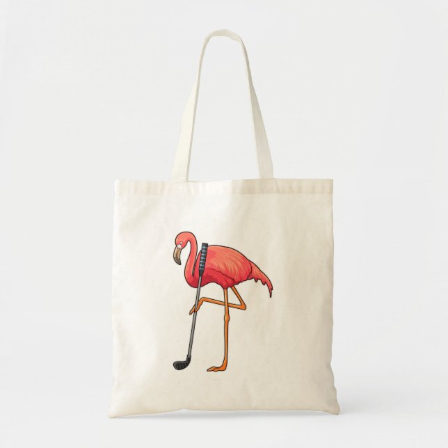 Bolso De Tela Flamingo en el club de golf (Frente)