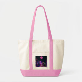 Bolso De Tela Flamingo en el fiesta de baile.