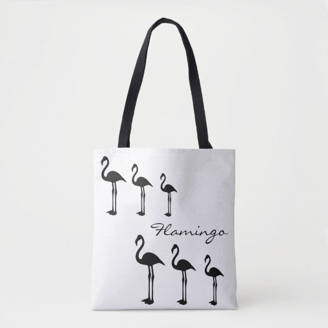 Bolso De Tela Flamingo Evolution Funky Tote Bag (Anverso)