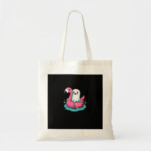 Bolso De Tela Flamingo Funny Spooky Summer Summerween