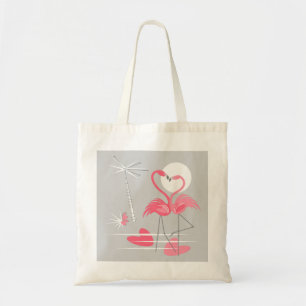 Bolso De Tela Flamingo Love budget tote