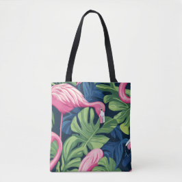 Bolso De Tela Flamingo Moda Tote Bag