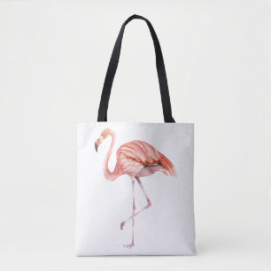 Bolso De Tela Flamingo rosa