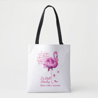 Bolso De Tela Flamingo Sigo Parando De Los Awarenes Del Cáncer D