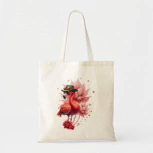 Bolso De Tela Flamingo Steampunk - Arte digital fantástico