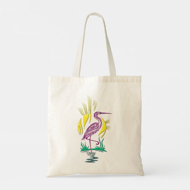 Bolso De Tela Flamingo Tote Bag (Reverso)