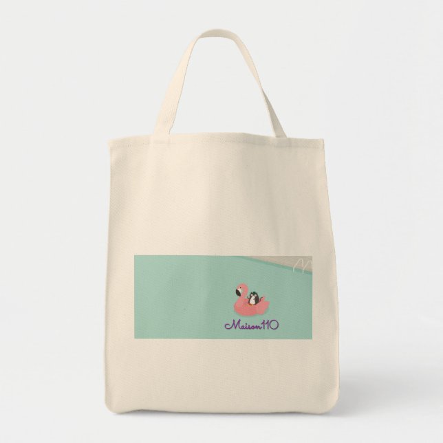 Bolso De Tela Flamingo Tote Bag (Frente)