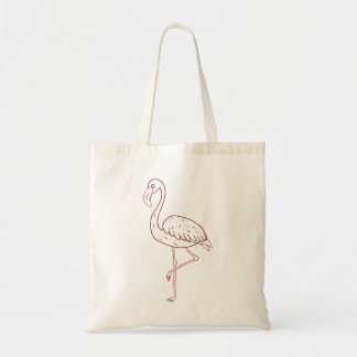 Bolso De Tela Flamingo Totebag