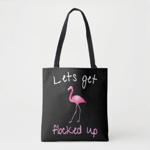 Bolso De Tela Flamingo - Vamos a ser encerrados