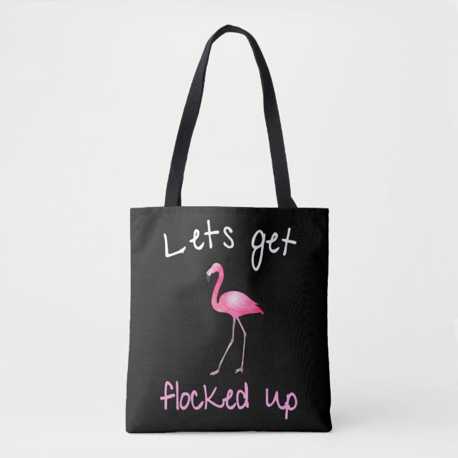 Bolso De Tela Flamingo - Vamos a ser encerrados (Anverso)