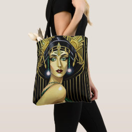 Bolso De Tela Flapper (5):