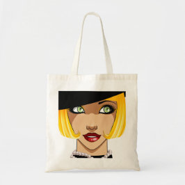 Bolso De Tela Flapper Lady
