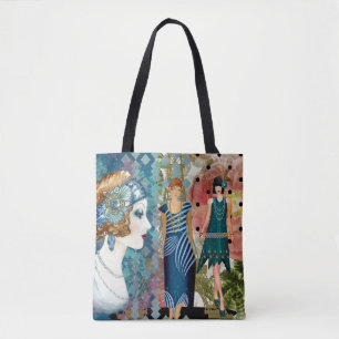 Bolso De Tela Flappers Art Deco