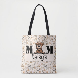 Bolso De Tela Flauta de ruedas blandas de mamá personalizada