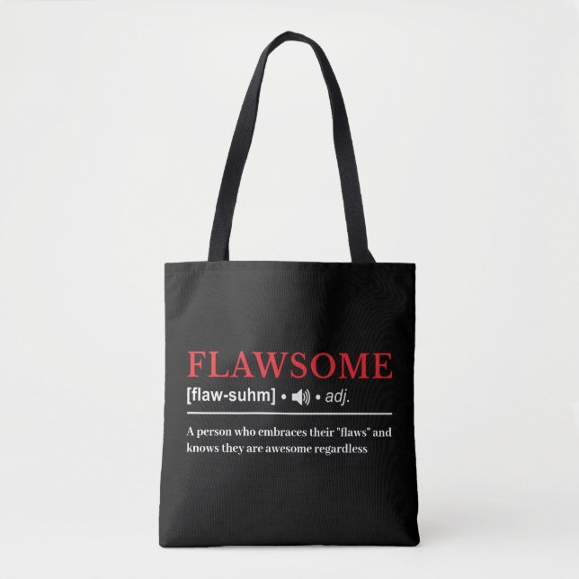 Bolso De Tela Flawsome - definición de Personalizable (Anverso)