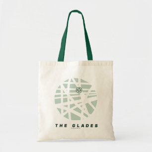 Bolso De Tela Flecha el el mapa de la ciudad de los claros
