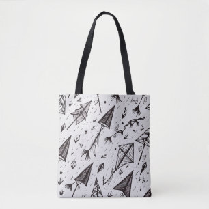 Bolso De Tela Flechas y cometas