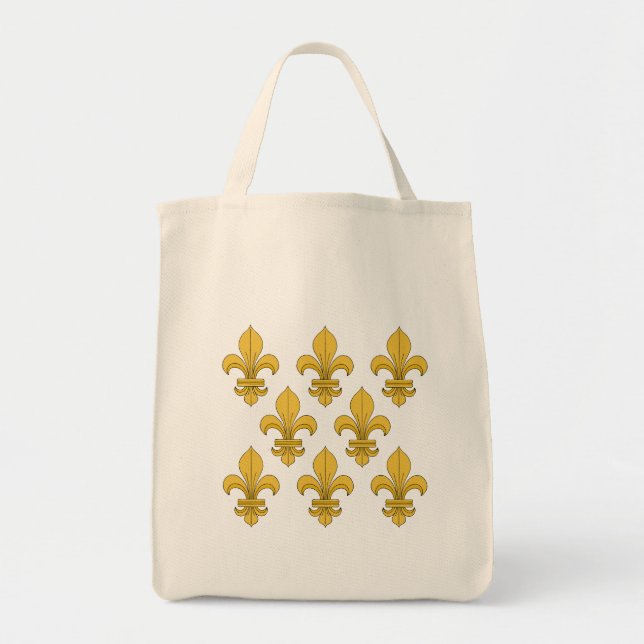Bolso De Tela Fleur-de-lis (Frente)