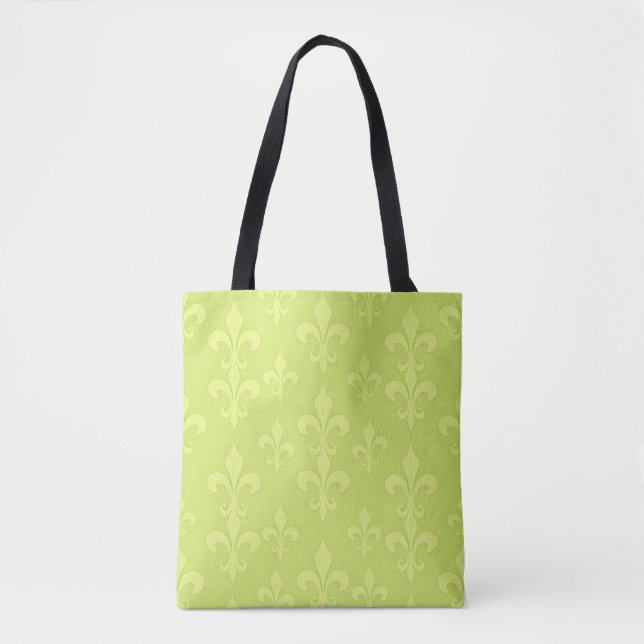 Bolso De Tela Fleur de Lis (Anverso)
