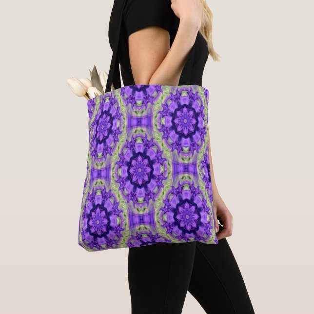 Bolso De Tela Fleurs de Irises...... (Detalle)