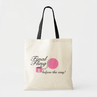 Bolso De Tela Fling final antes del anillo
