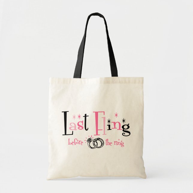 Bolso De Tela Fling pasado antes del anillo (Frente)
